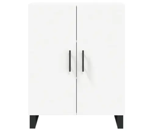 Kumode, Balta, 69,5X34X90 Cm, Inženierijas Koks Vidaxl