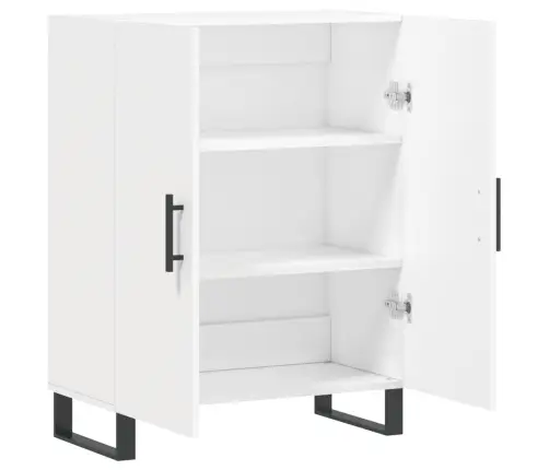 Kumode, Balta, 69,5X34X90 Cm, Inženierijas Koks Vidaxl