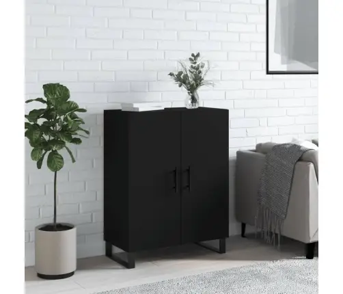 Puhvetkapp, Must, 69,5 X 34 X 90 cm Tehispuit