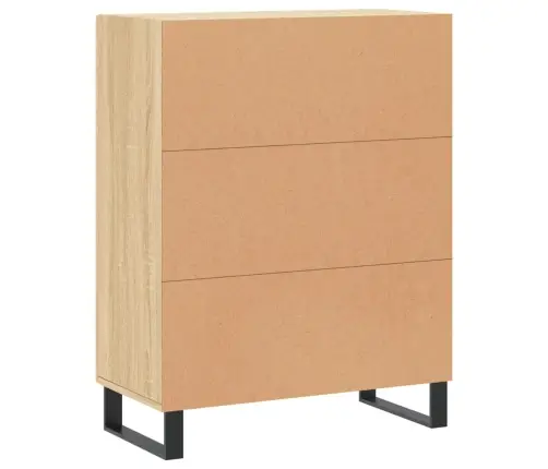 Kumode, Ozolkoka Krāsa, 69,5X34X90 Cm, Inženierijas Koks Vidaxl