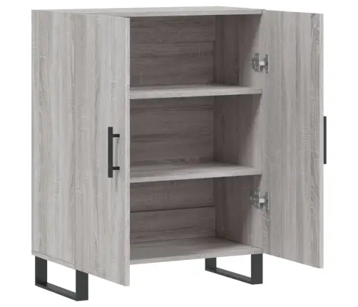 Šoninė Spintelė, Pilka Ąžuolo, 69,5X34X90cm Apdirbta Mediena