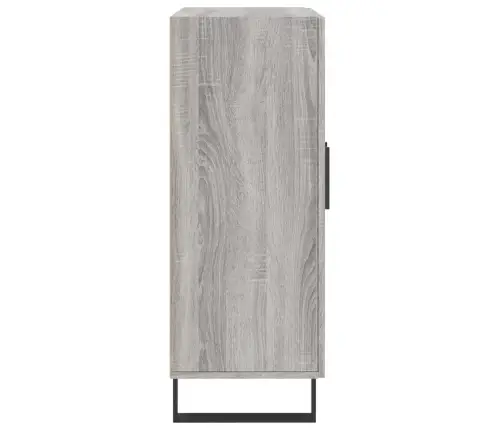 Šoninė Spintelė, Pilka Ąžuolo, 69,5X34X90cm Apdirbta Mediena
