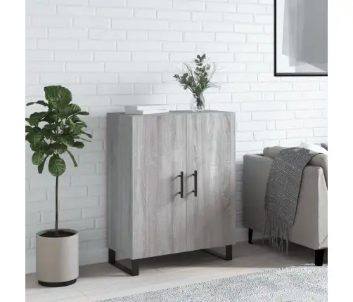 Šoninė Spintelė, Pilka Ąžuolo, 69,5X34X90cm Apdirbta Mediena