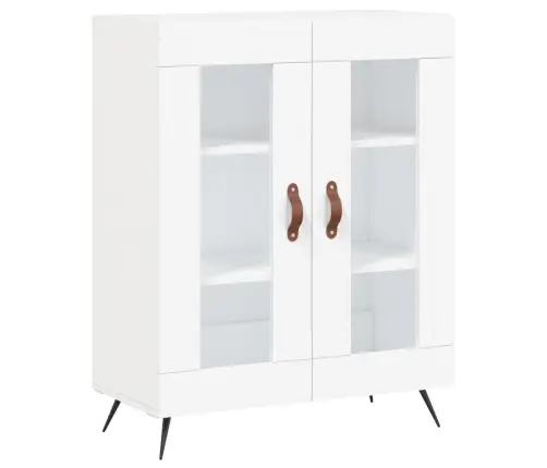 Kumode, Balta, 69,5X34X90 Cm, Inženierijas Koks Vidaxl