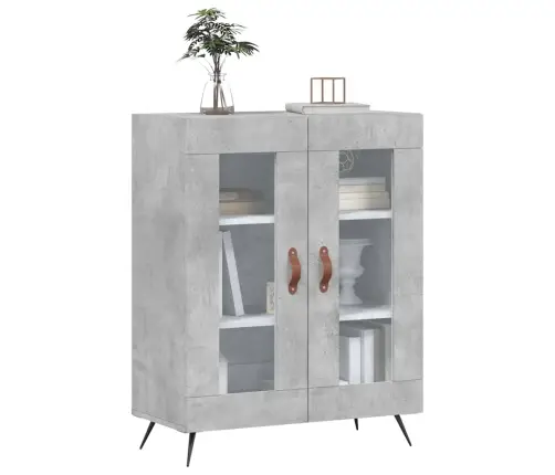 Puhvetkapp, Betoonhall, 69,5 X 34 X 90 cm Tehispuit