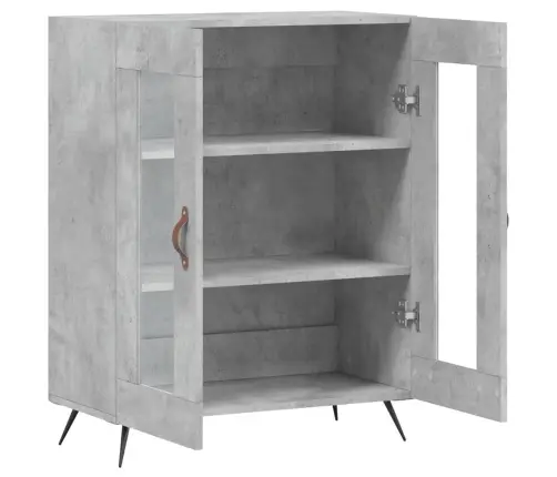 Puhvetkapp, Betoonhall, 69,5 X 34 X 90 cm Tehispuit