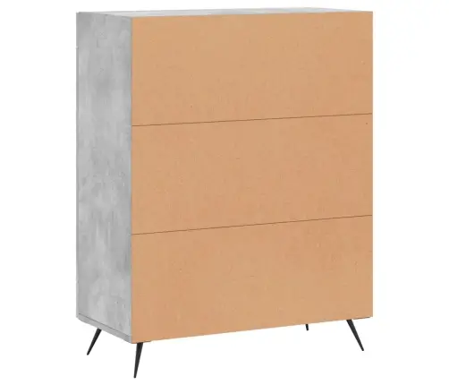 Puhvetkapp, Betoonhall, 69,5 X 34 X 90 cm Tehispuit