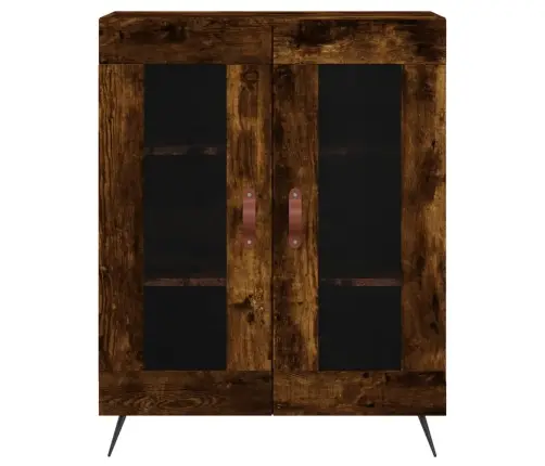 Šoninė Spintelė, Dūminio Ąžuolo, 69,5X34X90cm Apdirbta Mediena