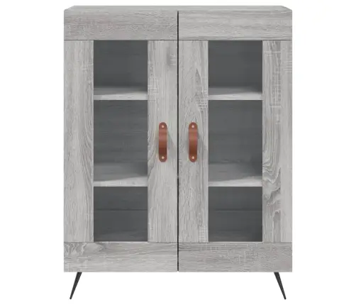 Kumode, Pelēka Ozolkoka, 69,5X34X90 Cm, Inženierijas Koks Vidaxl