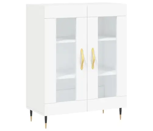 Puhvetkapp, Valge, 69,5 X 34 X 90 cm Tehispuit