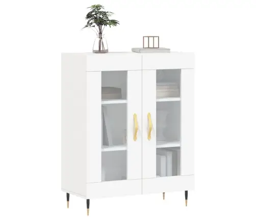 Puhvetkapp, Valge, 69,5 X 34 X 90 cm Tehispuit