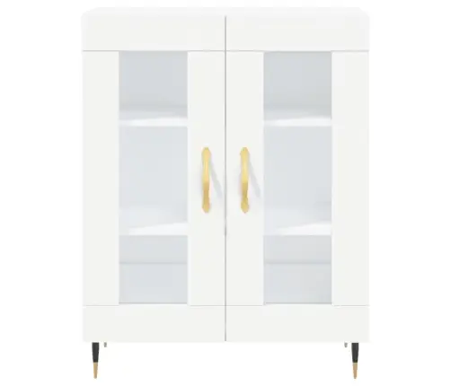 Puhvetkapp, Valge, 69,5 X 34 X 90 cm Tehispuit