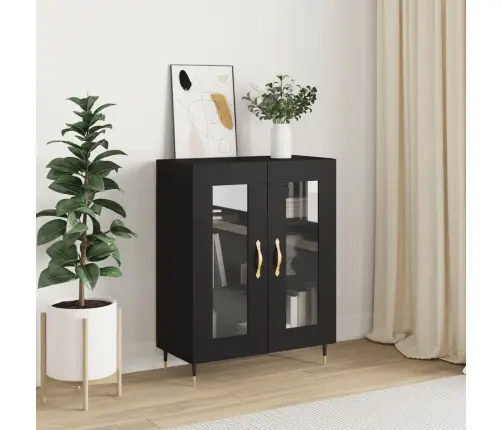 Kumode, Melna, 69,5X34X90 Cm, Inženierijas Koks Vidaxl Kumode, Melna, 69,5X34X90 Cm, Inženierijas Koks Vidaxl