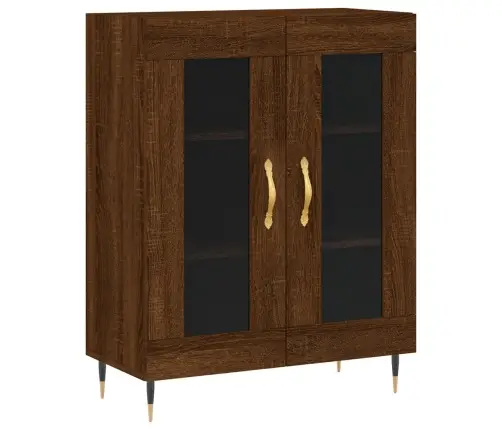 Kumode, Ozolkoka Krāsa, 69,5X34X90 Cm, Inženierijas Koks Vidaxl