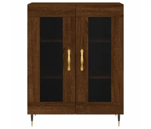 Kumode, Ozolkoka Krāsa, 69,5X34X90 Cm, Inženierijas Koks Vidaxl