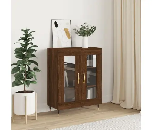 Kumode, Ozolkoka Krāsa, 69,5X34X90 Cm, Inženierijas Koks Vidaxl