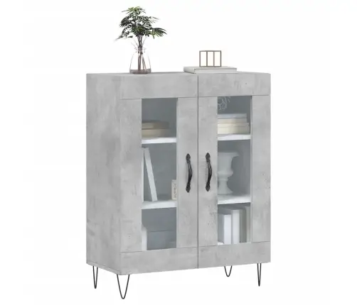 Puhvetkapp, Betoonhall, 69,5 X 34 X 90 cm Tehispuit