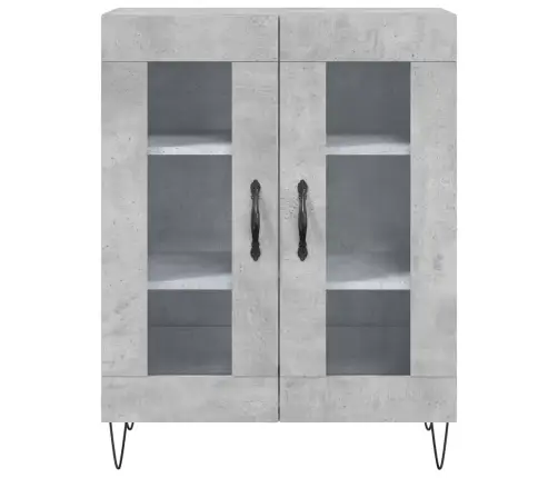 Puhvetkapp, Betoonhall, 69,5 X 34 X 90 cm Tehispuit