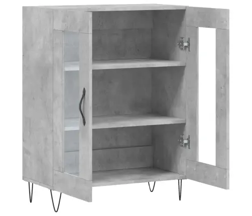 Puhvetkapp, Betoonhall, 69,5 X 34 X 90 cm Tehispuit