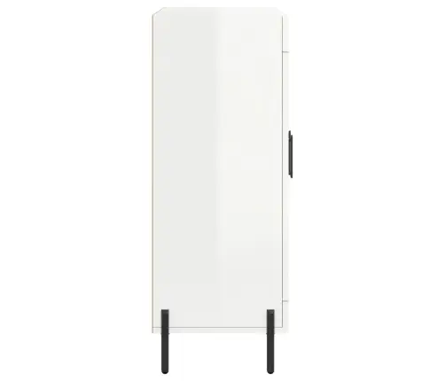 Šoninė Spintelė, Balta, 69,5X34X90cm Apdirbta Mediena, Blizgi Šoninė Spintelė, Balta, 69,5X34X90cm Apdirbta Mediena, Blizgi