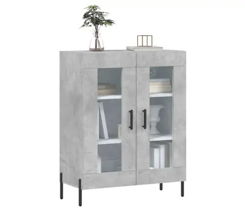 Puhvetkapp, Betoonhall, 69,5 X 34 X 90 cm Tehispuit