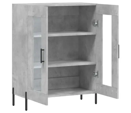 Puhvetkapp, Betoonhall, 69,5 X 34 X 90 cm Tehispuit