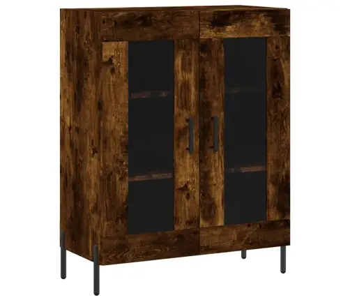 Šoninė Spintelė, Dūminio Ąžuolo, 69,5X34X90cm Apdirbta Mediena