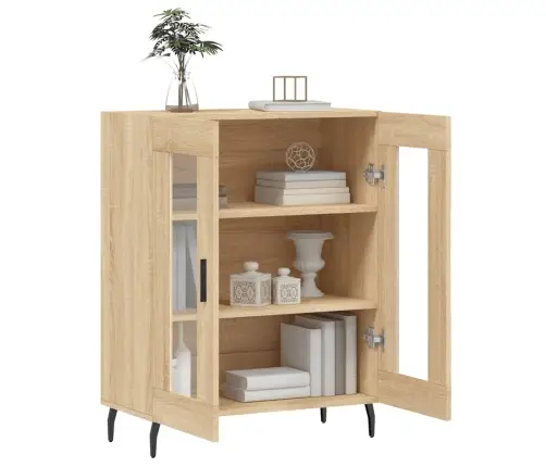 Kumode, Ozolkoka Krāsa, 69,5X34X90 Cm, Inženierijas Koks Vidaxl