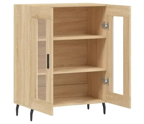 Kumode, Ozolkoka Krāsa, 69,5X34X90 Cm, Inženierijas Koks Vidaxl