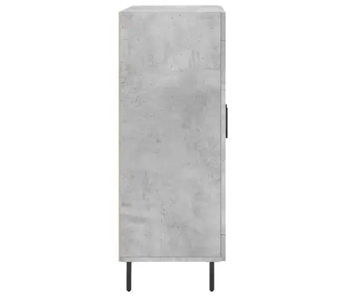 Kumode, Betona Pelēka, 69,5X34X90 Cm, Inženierijas Koks Vidaxl