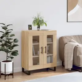Kumode, Ozolkoka Krāsa, 69,5X34X90 Cm, Inženierijas Koks Vidaxl