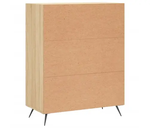 Atvilktņu Skapītis, Ozolkoka, 69,5X34X90 Cm, Inženierijas Koks Vidaxl