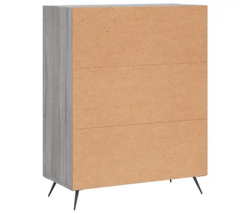 Komoda Su Stalčiais, Pilka Ąžuolo, 69,5X34X90cm Mediena