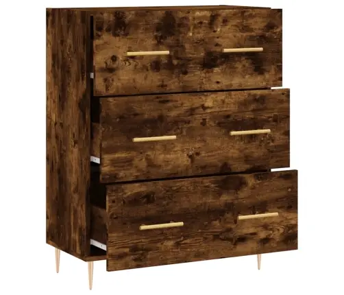 Kumode, Ozolkoka Krāsa, 69,5X34X90 Cm, Inženierijas Koks Vidaxl