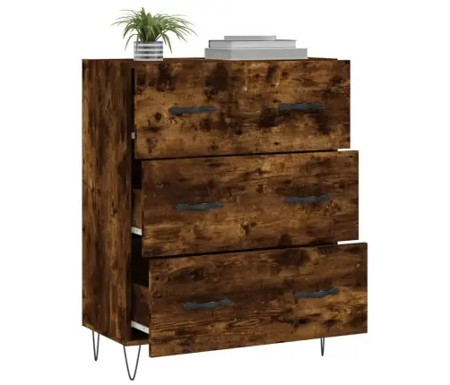 Kumode, Ozolkoka Krāsa, 69,5X34X90 Cm, Inženierijas Koks Vidaxl