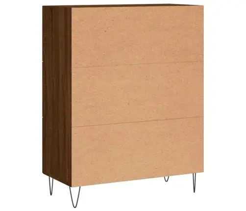 Kumode, Ozolkoka Krāsa, 69,5X34X90 Cm, Inženierijas Koks Vidaxl