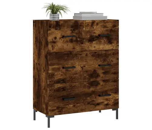 Kumode, Ozolkoka Krāsa, 69,5X34X90 Cm, Inženierijas Koks Vidaxl