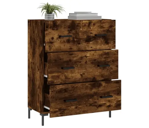 Kumode, Ozolkoka Krāsa, 69,5X34X90 Cm, Inženierijas Koks Vidaxl