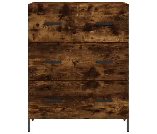 Šoninė Spintelė, Dūminio Ąžuolo, 69,5X34X90cm Apdirbta Mediena