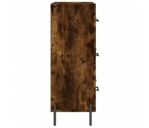 Šoninė Spintelė, Dūminio Ąžuolo, 69,5X34X90cm Apdirbta Mediena