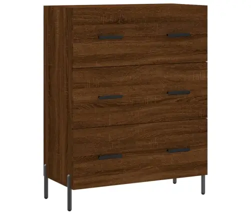 Kumode, Ozolkoka Krāsa, 69,5X34X90 Cm, Inženierijas Koks Vidaxl