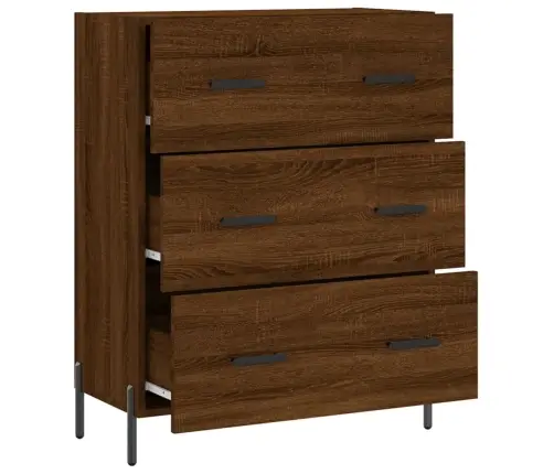 Kumode, Ozolkoka Krāsa, 69,5X34X90 Cm, Inženierijas Koks Vidaxl