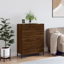 Kumode, Ozolkoka Krāsa, 69,5X34X90 Cm, Inženierijas Koks Vidaxl