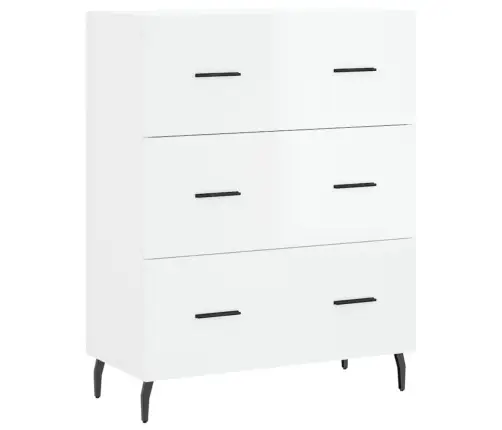 Kumode, Spīdīgi Balta, 69,5X34X90 Cm, Inženierijas Koks Vidaxl Kumode, Spīdīgi Balta, 69,5X34X90 Cm, Inženierijas Koks Vidaxl
