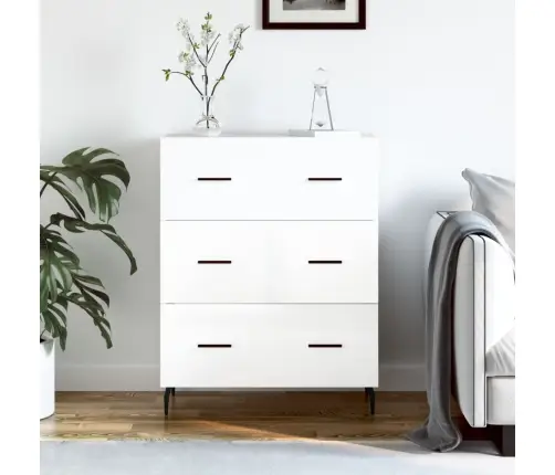 Kumode, Spīdīgi Balta, 69,5X34X90 Cm, Inženierijas Koks Vidaxl Kumode, Spīdīgi Balta, 69,5X34X90 Cm, Inženierijas Koks Vidaxl