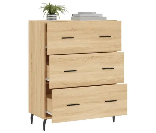 Šoninė Spintelė, Sonoma Ąžuolo, 69,5X34X90cm Apdirbta Mediena