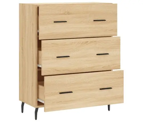 Šoninė Spintelė, Sonoma Ąžuolo, 69,5X34X90cm Apdirbta Mediena