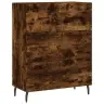 Kumode, Ozolkoka Krāsa, 69,5X34X90 Cm, Inženierijas Koks Vidaxl