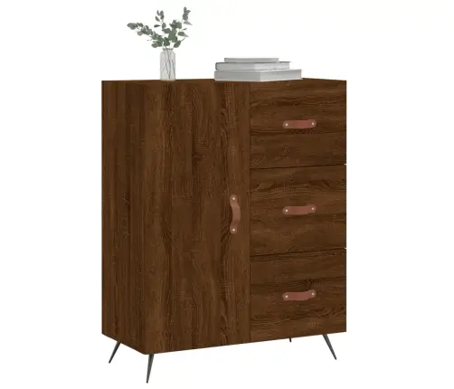 Šoninė Spintelė, Ruda Ąžuolo, 69,5X34X90cm Apdirbta Mediena