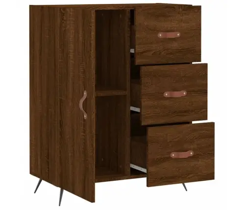 Šoninė Spintelė, Ruda Ąžuolo, 69,5X34X90cm Apdirbta Mediena